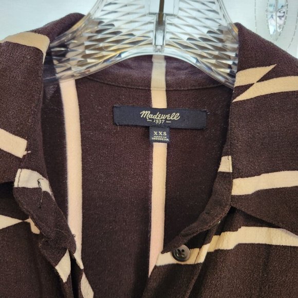 Madewell Break Stripe Courier Dress Black - Pockets XXS - Picture 5 of 8